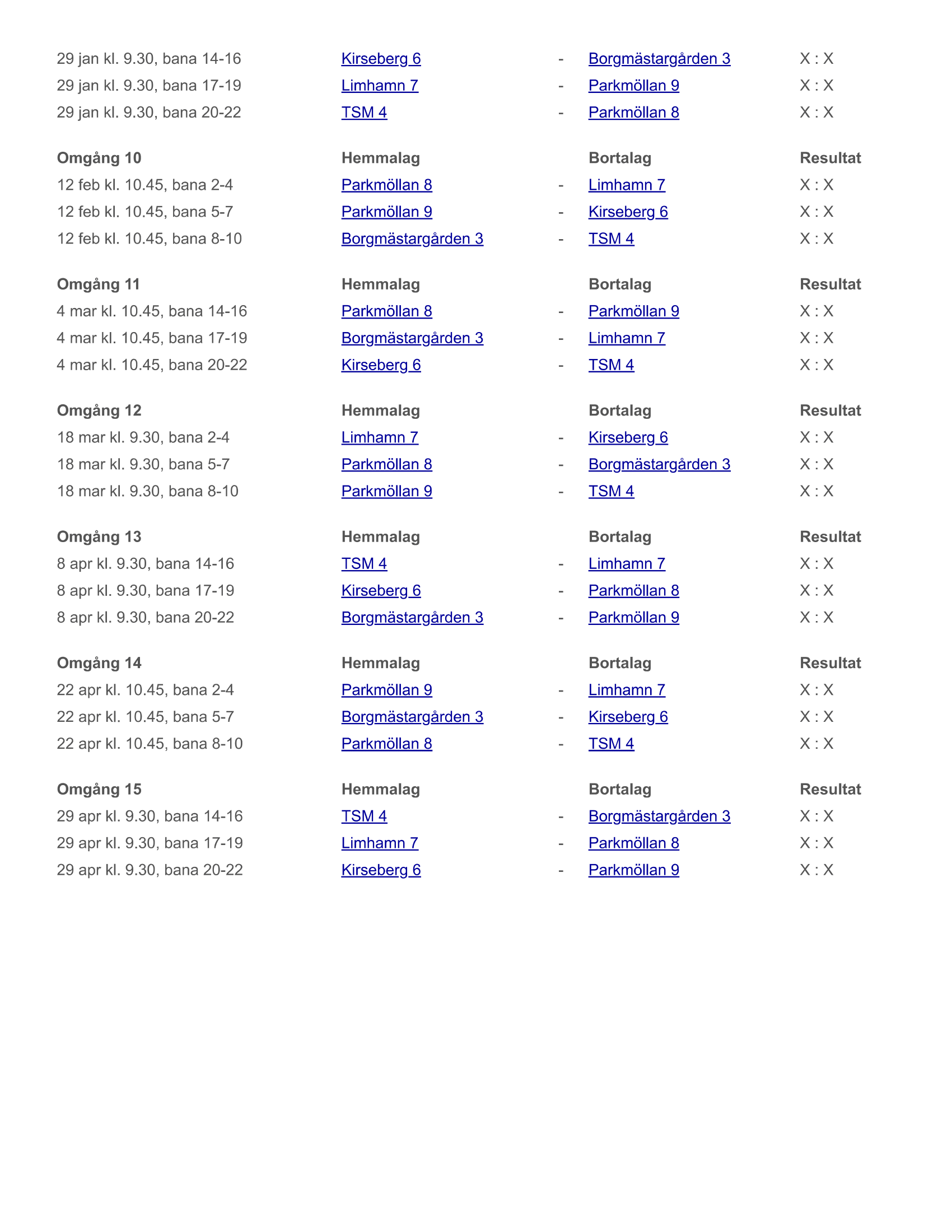 Spelschema 20232024 Parkmöllans PBK
